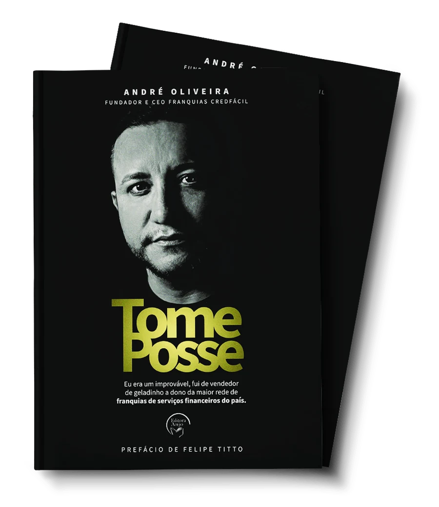 Capa do livro Tome Posse, de André Oliveira